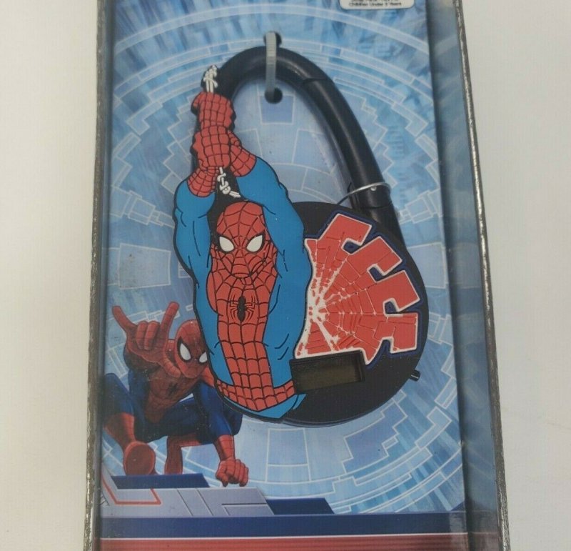 Spider Man Carabiner clip watch Marvel Comics 