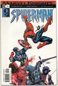 Marvel Knights: Spider-Man #2 VF/NM (Spider-Man asks the Avengers for help!)