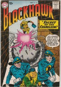 Blackhawk #144 (Jan-60) VF+ High-Grade Black Hawk, Chop Chop, Olaf, Pierre,Ch...