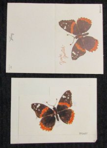 YOU'RE INVITED Butterfly by Bridget 5.75x4.25 Greeting Card Art #667