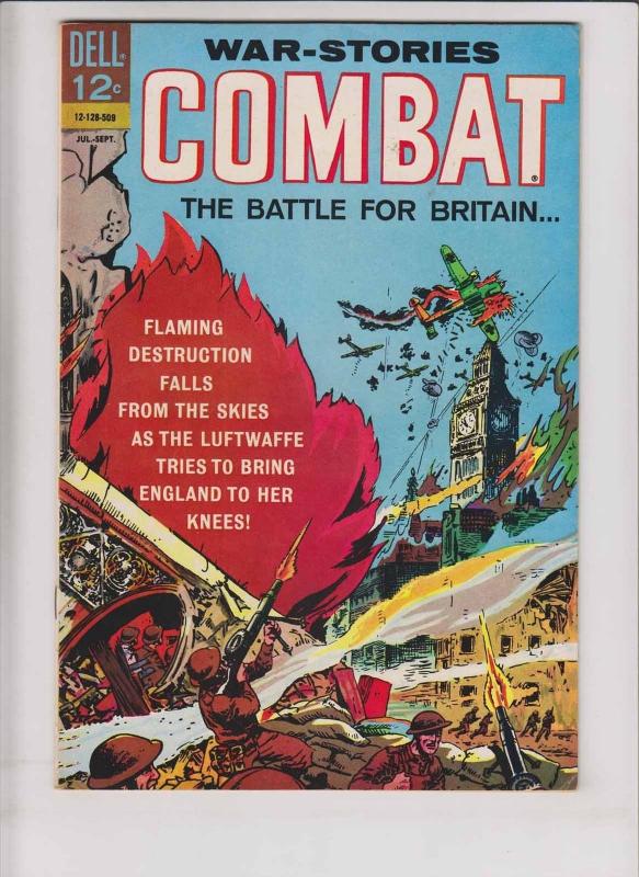 Combat #17 VF- september 1965 - battle for britain - big ben cover - war stories