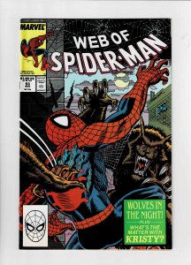Web of Spider-Man #53 (1989) A Fat Mouse Almost Free Cheese 2nd Menu Item