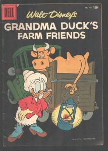 Grandma Duck's Farm friends-Four Color Comics #763-Walt Disney edition-Back c... 