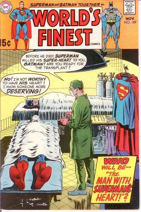 WORLDS FINEST 189 F-VF  November 1969 COMICS BOOK