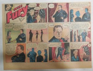 Miss Fury Sunday #220 by Tarpe Mills 6/24/1945 Size: 11 x 15  Very Rare Year #5