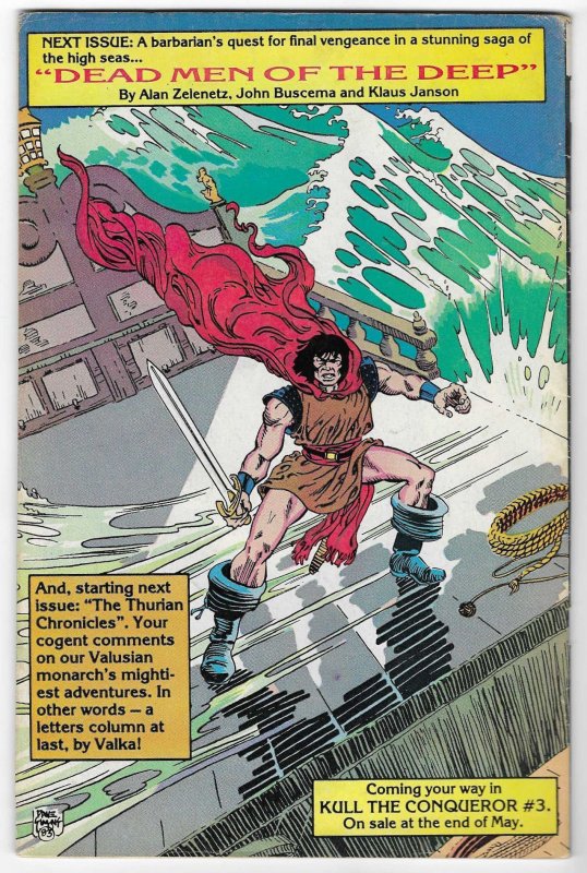 Kull the Conqueror #2 (1983)