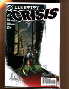 IDENTITY CRISIS #5 - SIGNED & SEALED WITH COA (NM-) 2004