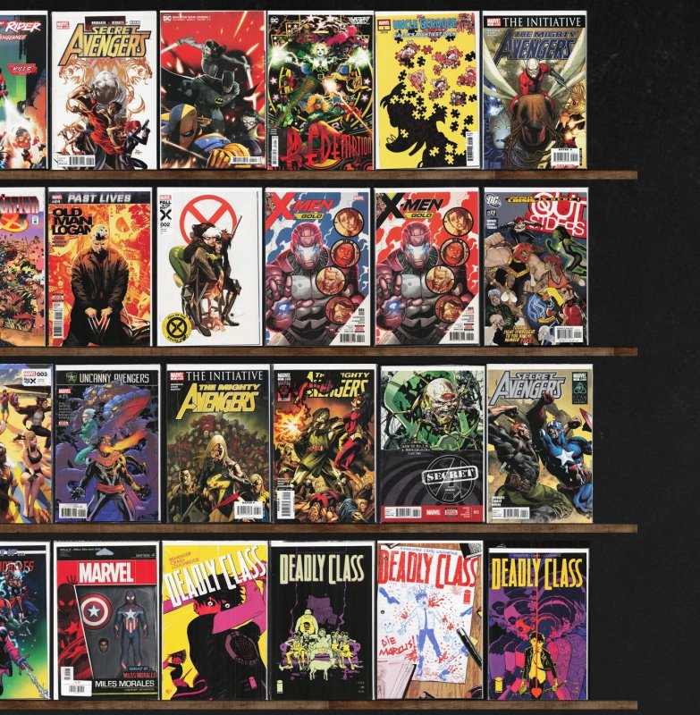 Huge Lot 140+ Comics with Deadly Class, X-Men: Gold, Secret Avengers & More!