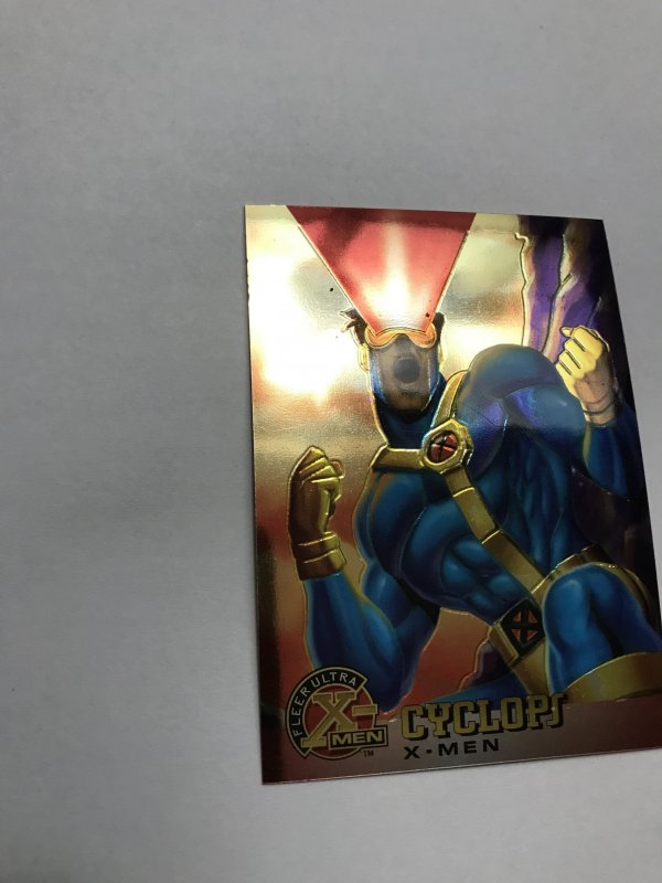 CYCLOPS PROMO card: 1995 Fleer Ultra X-men Chromium; NM/M, Kubert