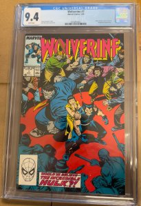 Wolverine #7 (1989) CGC 9.4