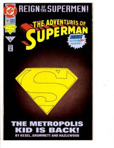 9 The Adventures of Superman DC Comics # 499 500 501 502 503 504 505 506 507 CB6