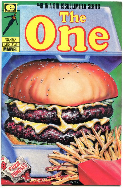 THE ONE #1 2 3 4 5 6, VF/NM-, 1985, 6 issues, Rick Veitch, more Epic in store