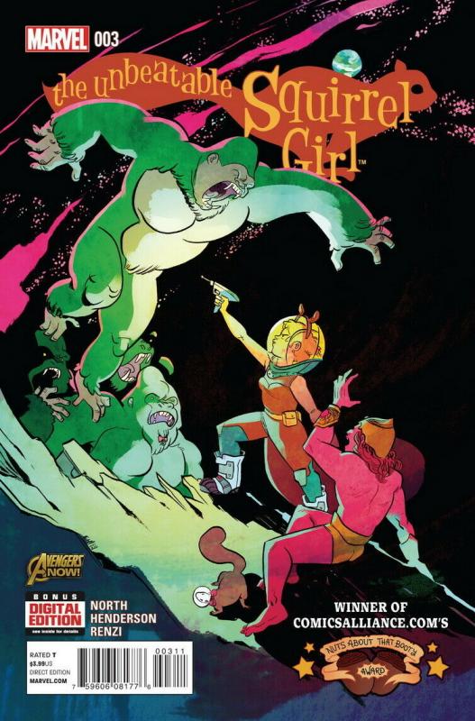 UNBEATABLE SQUIRREL GIRL (2014 MARVEL) #3 NM- AF8SCL