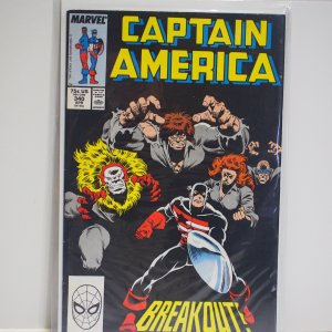 Captain America #340 (1988) Very Fine Breakout!
