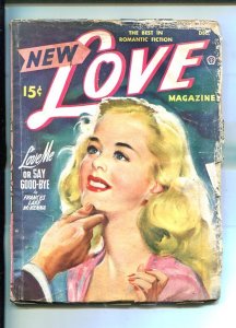 PULP:  NEW LOVE-DEC 1948-ROMANTIC PULP FICTION- PIN-UP GIRL COVER-pr/fr