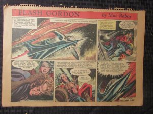 1954 FLASH GORDON Color Newspaper Strips by Mac Raboy LOT of 6 VG 4/11 - 5/16
