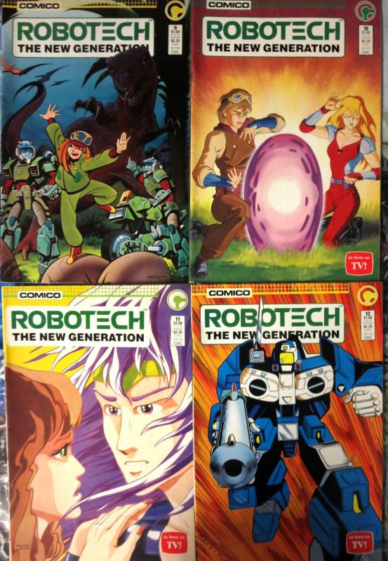 ROBOTECH: THE NEW GENERATION #1-24 (1985) short one issue, nice VG-F/better