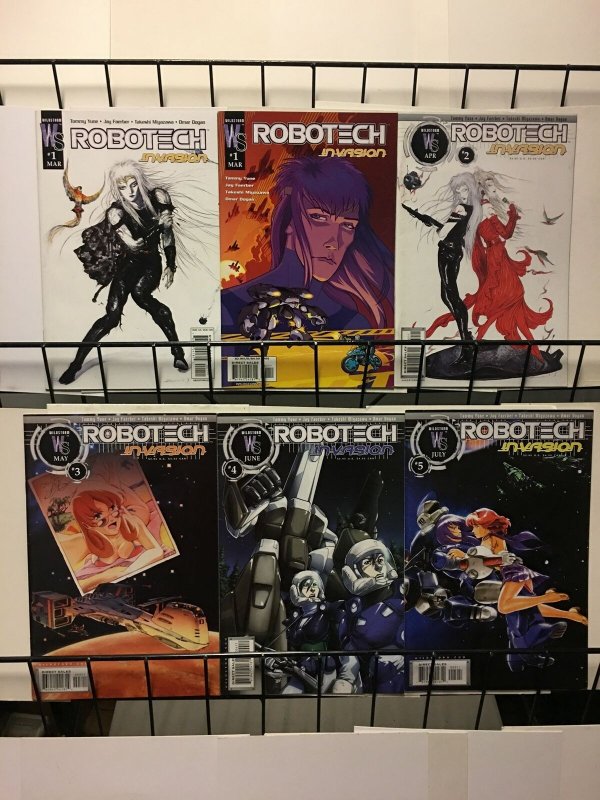 ROBOTECH INVASION (2004 WS) 1,1A,2-5 the complete story