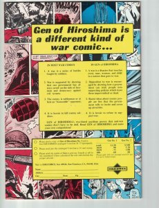 Gen of Hiroshima #2 VF/NM anti-war japan manga educomics 1982 underground comix