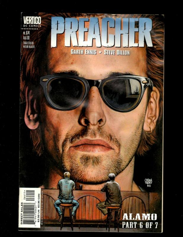 Lot of 10 Preacher Veritgo DC Comic Books #57 58 59 60 61 62 63 64 65 66 HY3