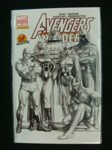 Avengers/Invaders #10 Variant Sketch Cover Dynamic Forces Marvel Dynamite COA