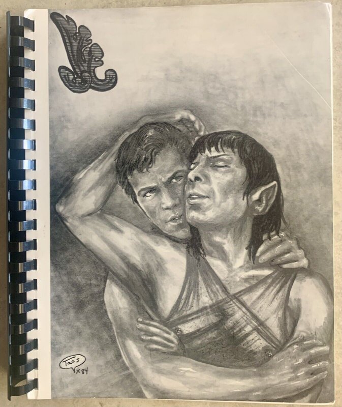 COMMAND DECISION 1986 STAR TREK FANZINE - KIRK/SPOCK - HARD TO FIND GAY EROTICA