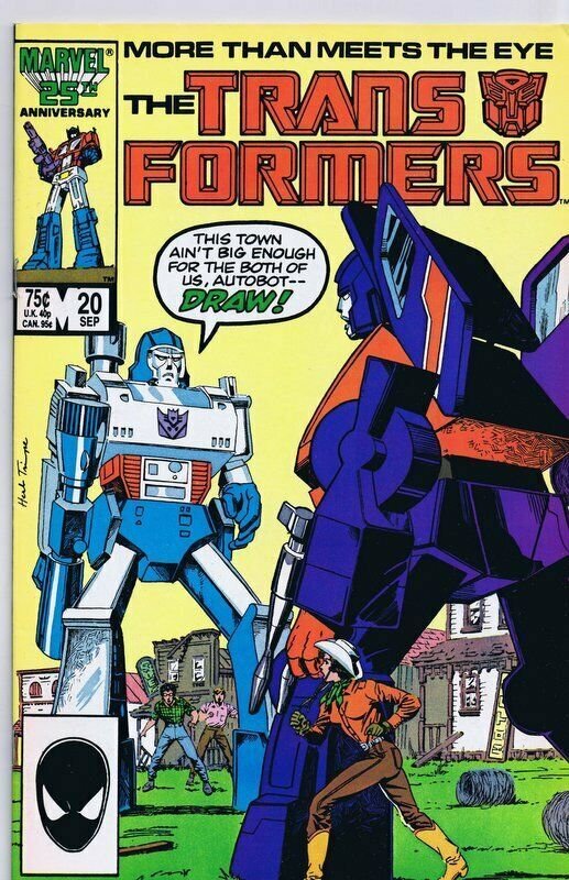 Transformers #20 ORIGINAL Vintage 1986 Marvel Comics   