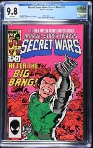 Marvel Super Heroes Secret Wars #12 1985 CGC 9.8 White Pages 012