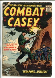 COMBAT CASEY #32 ATLAS WAR HERO SERIES 1957 LATE ISSUE VG