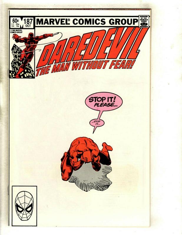 Daredevil # 187 NM Marvel Comic Book Foggy Karen Avengers Defenders Owl GK2