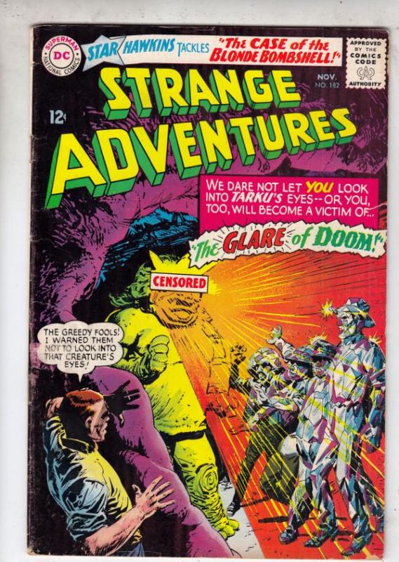 Strange Adventures #182 (Nov-65) VG Affordable-Grade Star Hawkins