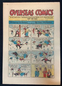 OVERSEAS COMICS #87 US ARMY EXC. SUPERMAN, POPEYE, DICK TRACY ETC. VF+ 1946