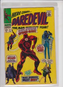 DAREDEVIL THE MAN WITHOUT FEAR V1 #27  1966  MIKE MURDOCK MUST DIE