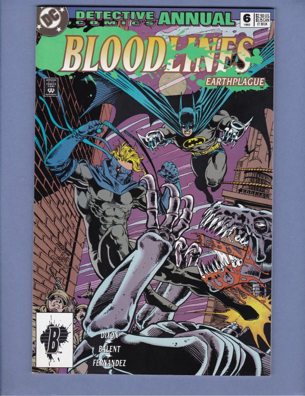 Detective Comics Annual #6 NM- Batman DC 1993