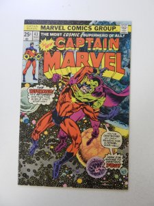 Captain Marvel #43 (1976) VG+ condition MVS intact moisture damage