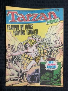 1977 Sept 10 TARZAN WEEKLY UK Comic Magazine FVF 7.0 Fierce Fighting Females