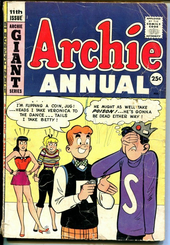 Archie Annual #11 1959-Betty-Veronica-Giant Issue-G