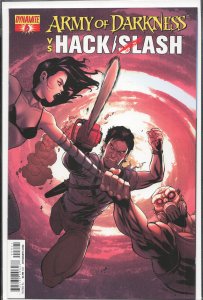 Army of Darkness vs. Hack/Slash #6 Variant Cover A (2014) Hack/Slash