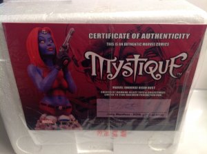    Diamond Select Toys Mystique resin mini-bust MIB #0485/2500 2004 Marvel X-Men