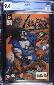 (1990) LOBO #1 CGC 9.4 #2 9.4 #3 9.2 #4 9.4 MINI SERIES! SIMON BISLEY ART!