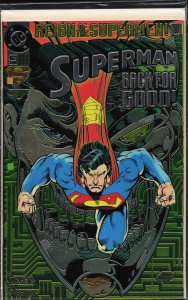 Superman #82 Chromium Cover (1993) Superman