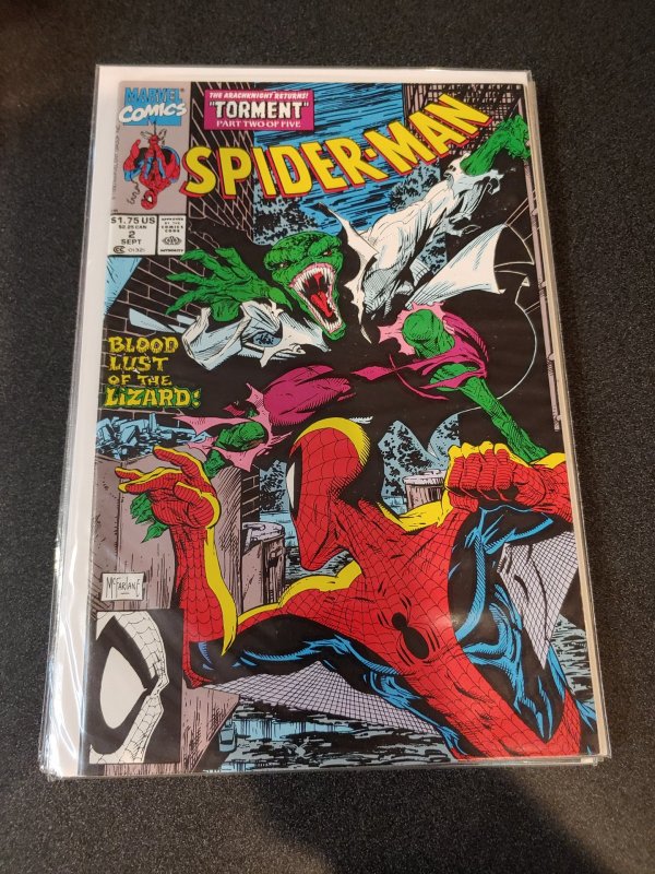 Spider-Man #2 (1990) Marvel Comics Todd McFarlane