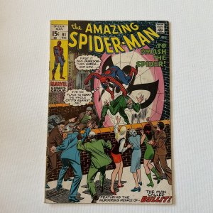 Amazing Spider-Man 91 Fine- Fn- 5.5 Marvel 1970