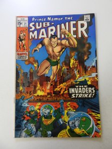 Sub-Mariner #21 (1970) VF- condition