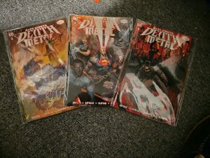 DC Comics Dark Knights Death Metal #1 2 3 w/ CD 1st printing
