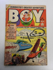 Boy Comics #104 (1954) VG Condition 1 in spine split, stamp fc