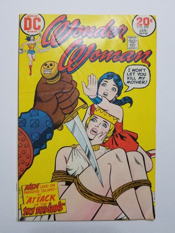 Wonder Woman #209 VF 1973 Rick Estrada Bondage Cover