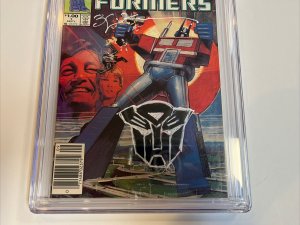 Transformers (1984) # 1 (CGC 9.8 SS) 1st App | CPV | Signed & Sketch Sienkiewicz