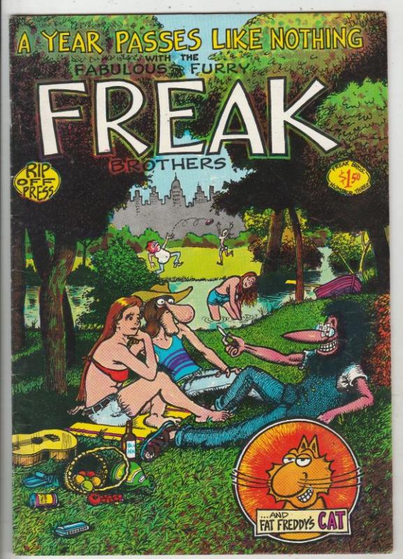 Fabulous Furry Freak Brothers #3 (Jan-80) FN/VF Mid-High-Grade The Freak Brot...