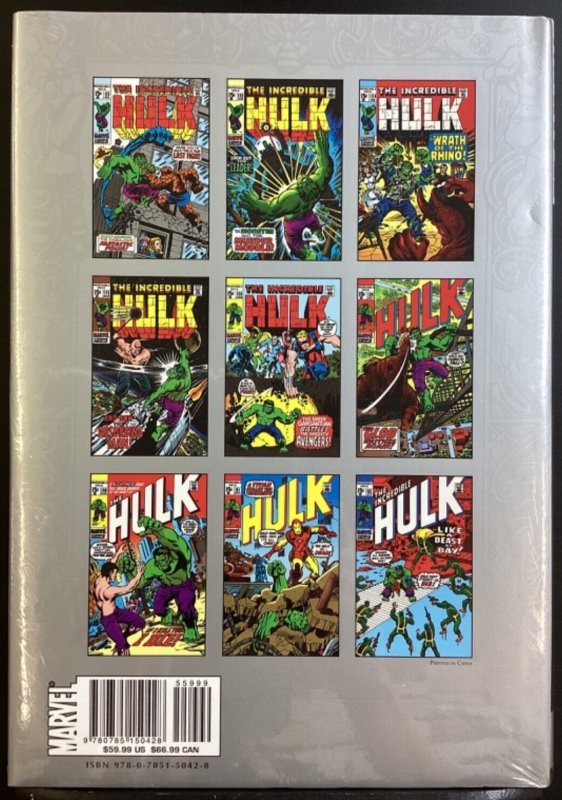 Marvel Masterworks Incredible Hulk Vol. 6 Nos. 122-134 HC - 2011